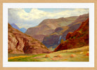 William Trost Richards Print, Norway in a light oak frame