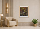 William Trost Richards Print, October (1863) displayed in an Art Deco interior