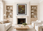 William Trost Richards Print, October (1863) displayed in a Scandinavian living room