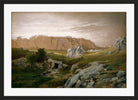William Trost Richards Print, Paradise, Newport (1877) in a black frame
