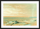 William Trost Richards Print, Point Judith (1871) in a black frame