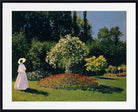 Claude Monet Fine Art Print, woman in the garden