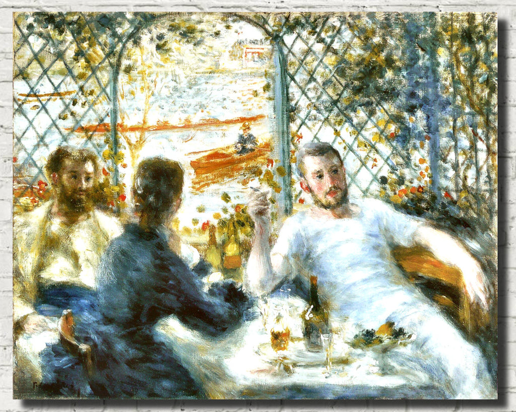 Renoir, Impressionist Fine Art Print, Lunch at the Restaurant Fournaise