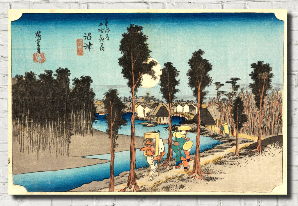Andō Hiroshige, Japanese Art, 53 Stations Tokaido : Numazu