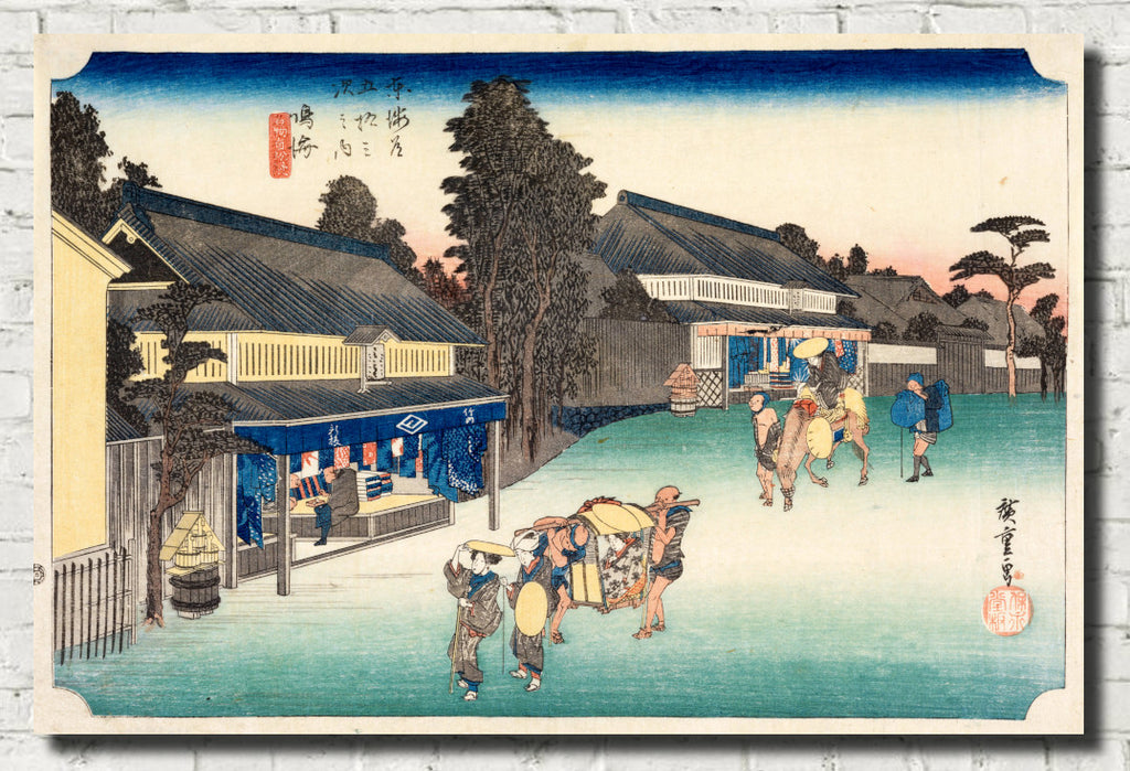 Andō Hiroshige, Japanese Art, 53 Stations Tokaido : Narumi