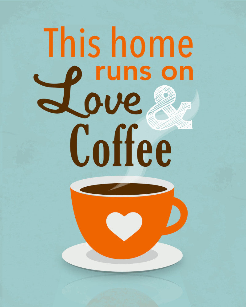 Coffee Lover Print Framed Vintage Advertising Poster Art