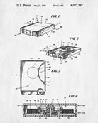 8 Track Cartridge Patent Print Music Blueprint Poster - OnTrendAndFab