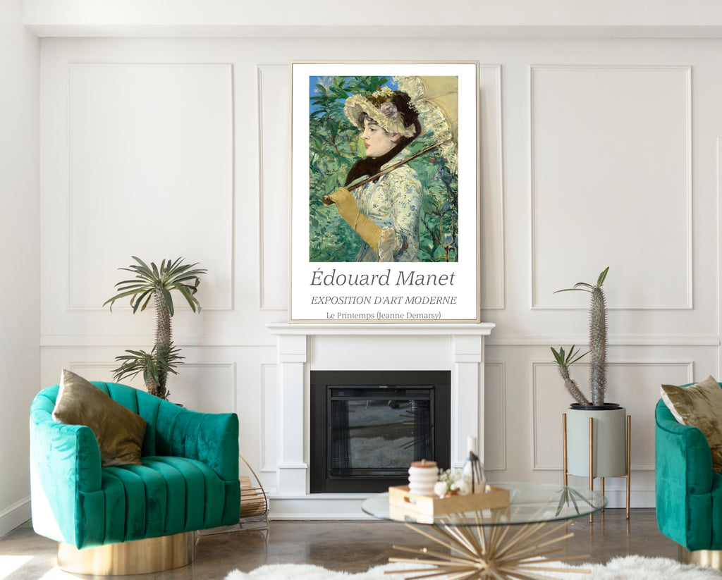 Édouard Manet Exhibition Poster, Le Printemps (Jeanne Demarsy)