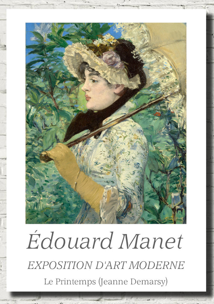 Édouard Manet Exhibition Poster, Le Printemps (Jeanne Demarsy)