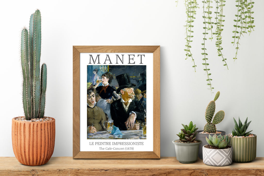 Édouard Manet Exhibition Poster, The Cafe-Concert