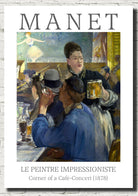 Édouard Manet Exhibition Poster, Corner of Cafe Concert