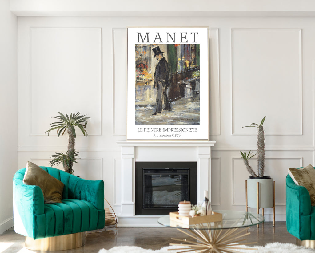Édouard Manet Exhibition Poster, Promeneur