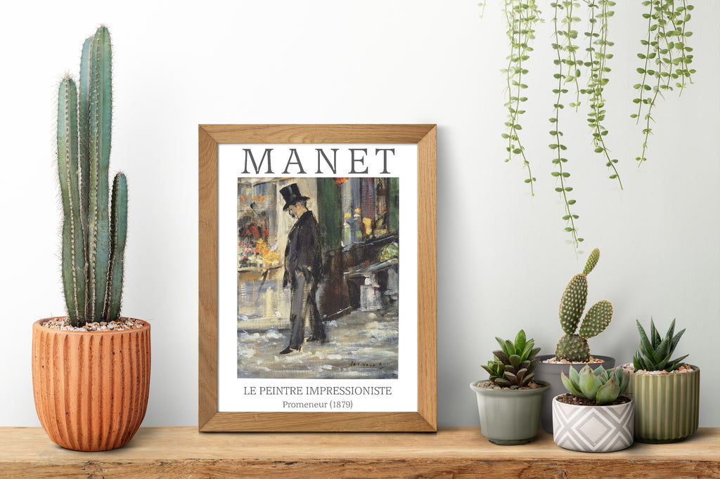Édouard Manet Exhibition Poster, Promeneur