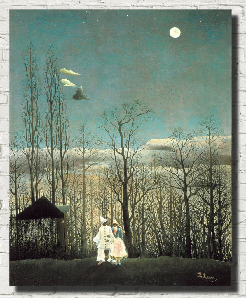 Henri Rousseau, Post- Impressionist Fine Art Print, A Carnival Evening