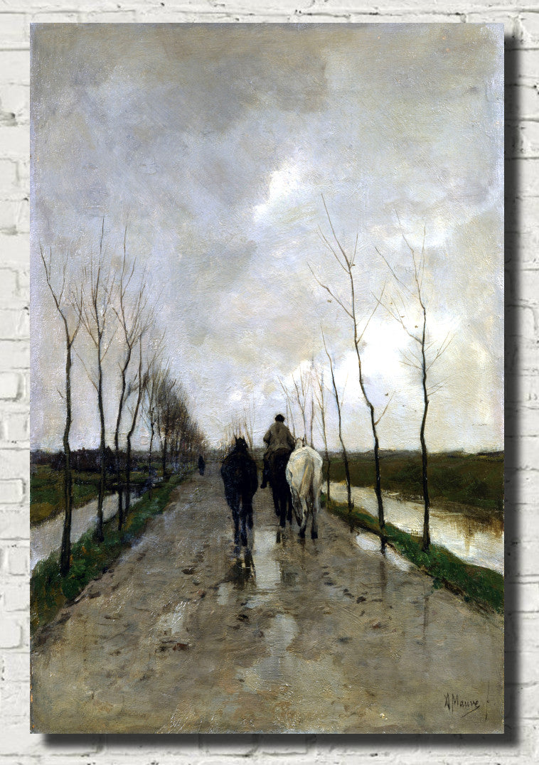 A Dutch Road, Anton Mauve Fine Art Print