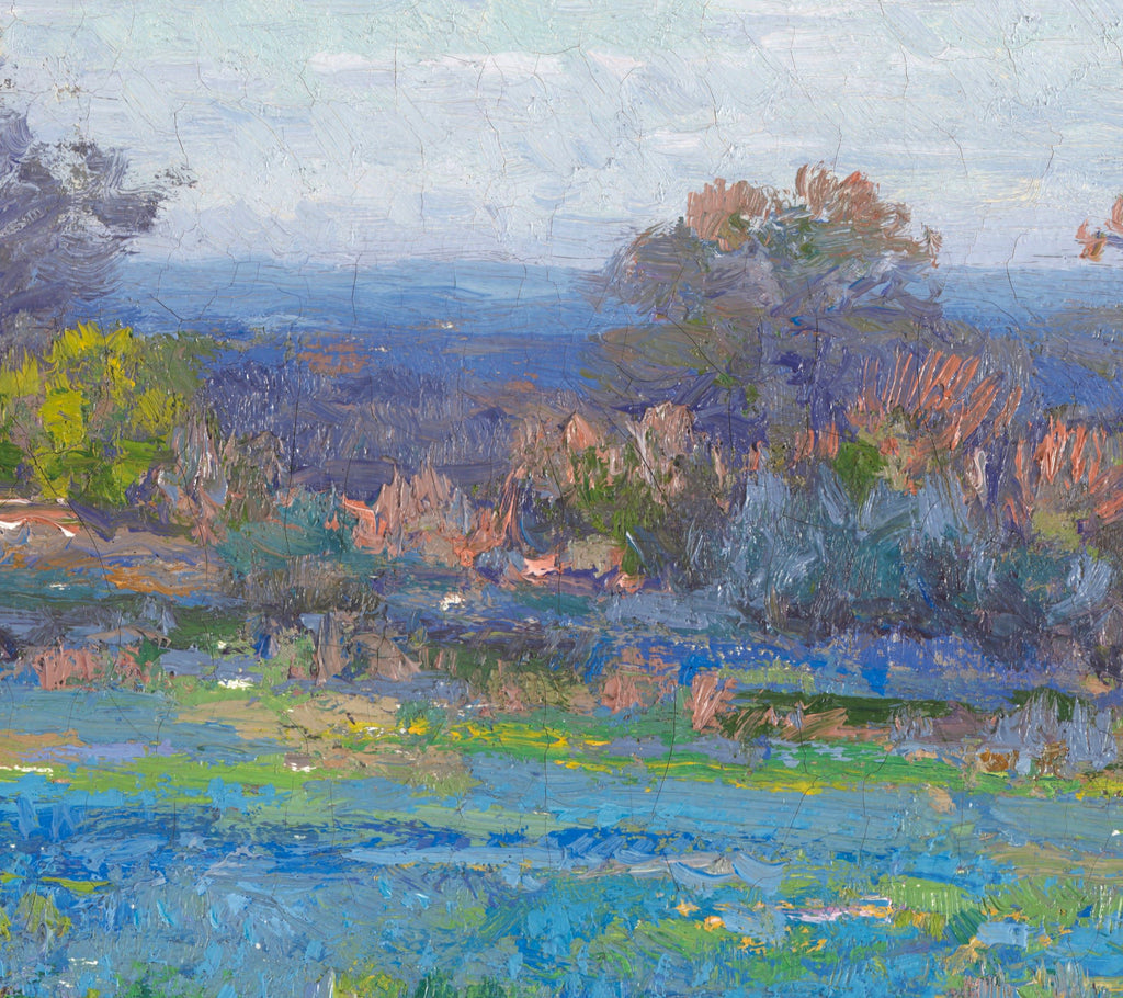 Julian Onderdonk Fine Art Print, A Field of Blue Bonnets Late Afternoon Sunshine