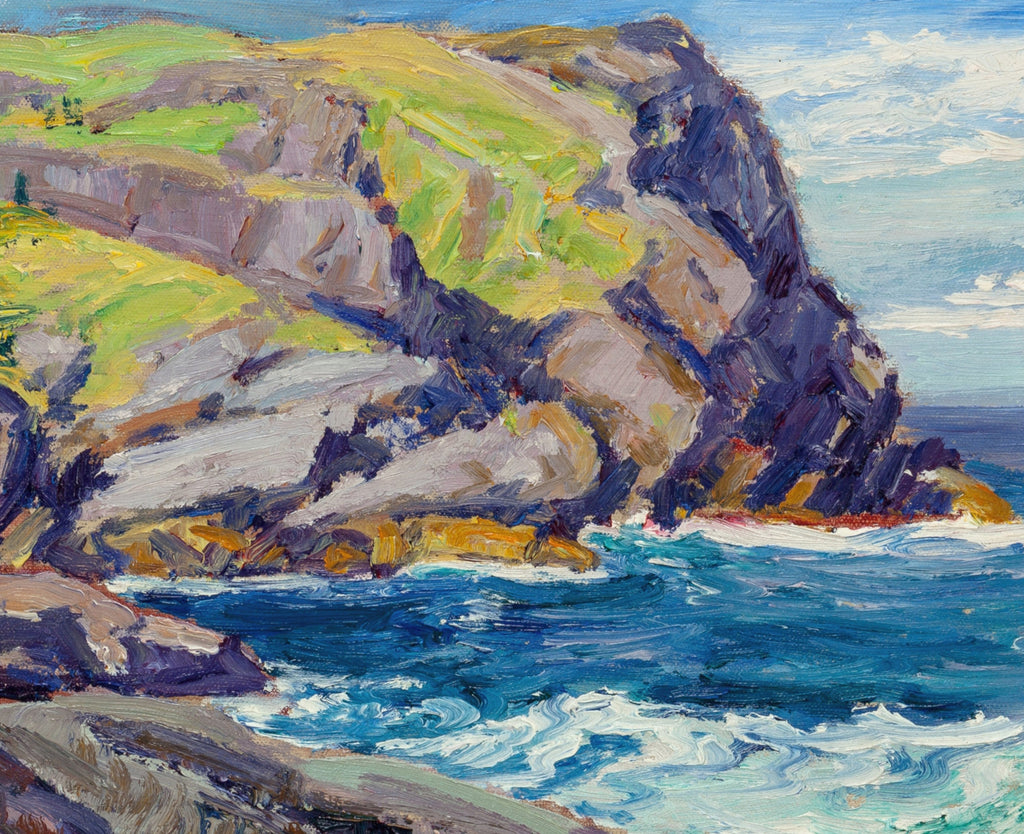 A Maine Headland (Rocky Coast), Arthur Wesley Dow Fine Art Print