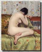 William Merritt Chase Fine Art Print, A Modern Magdalen