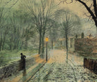 John Atkinson Grimshaw Fine Art Print: A Moonlit Stroll