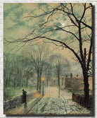 John Atkinson Grimshaw Fine Art Print: A Moonlit Stroll