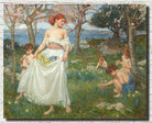 John William Waterhouse Fine Art Print, A Song of Springtime