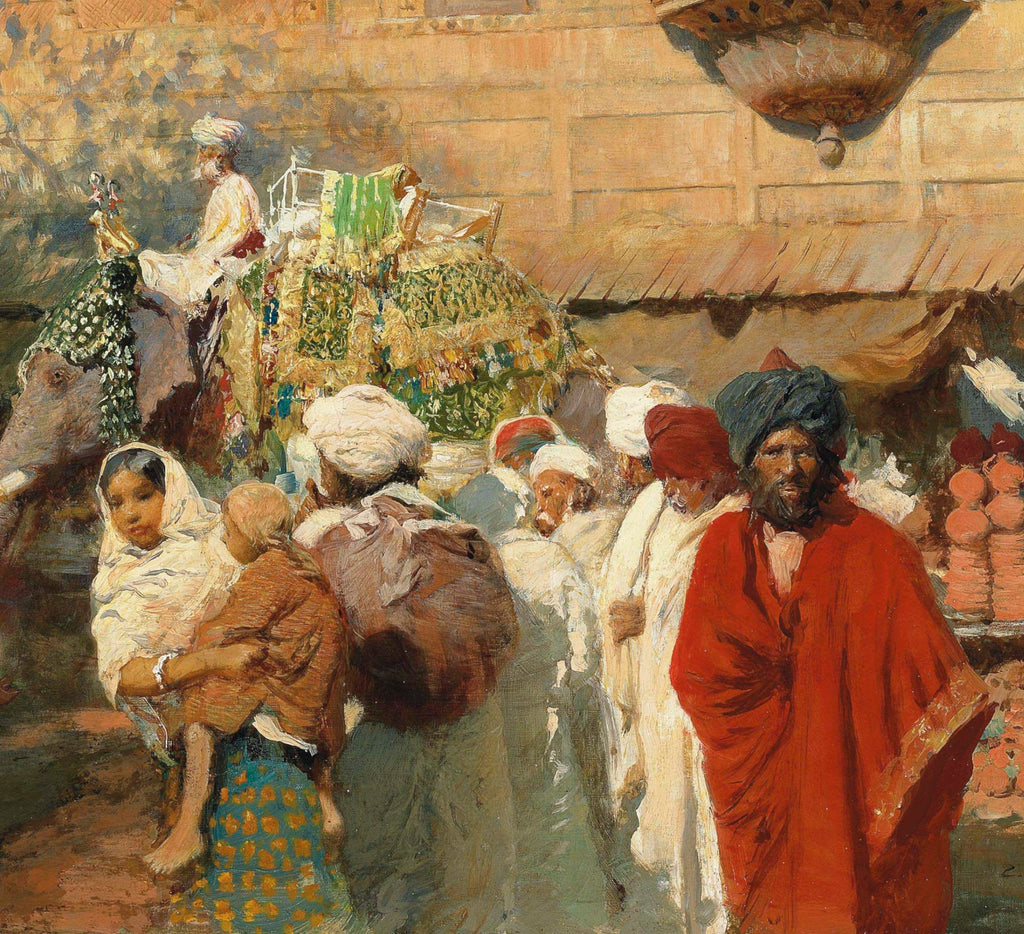 Edwin Lord Weeks Fine Art Print, A Street in Jodphur, India