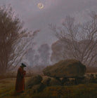 Caspar David Friedrich Fine Art Print, A Walk at Dusk