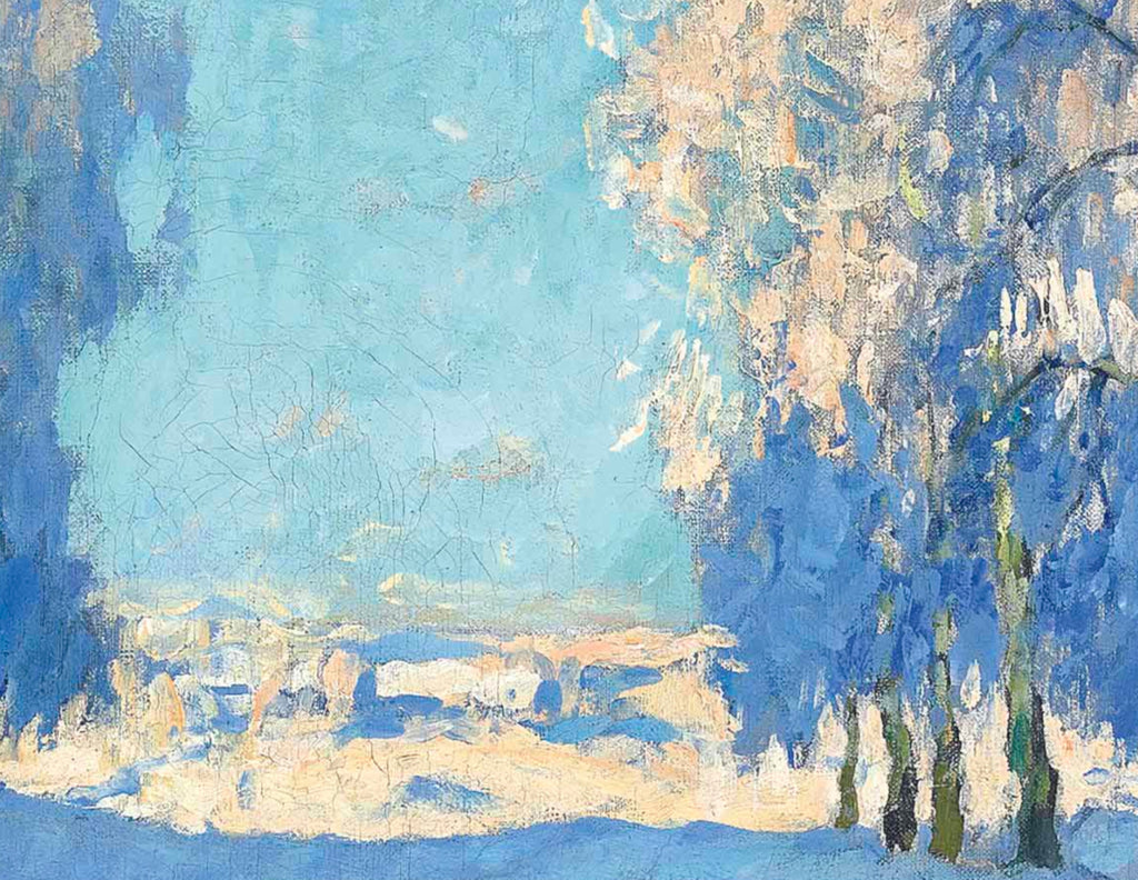 Konstantin Gorbatov Fine Art Print, A Winters Day