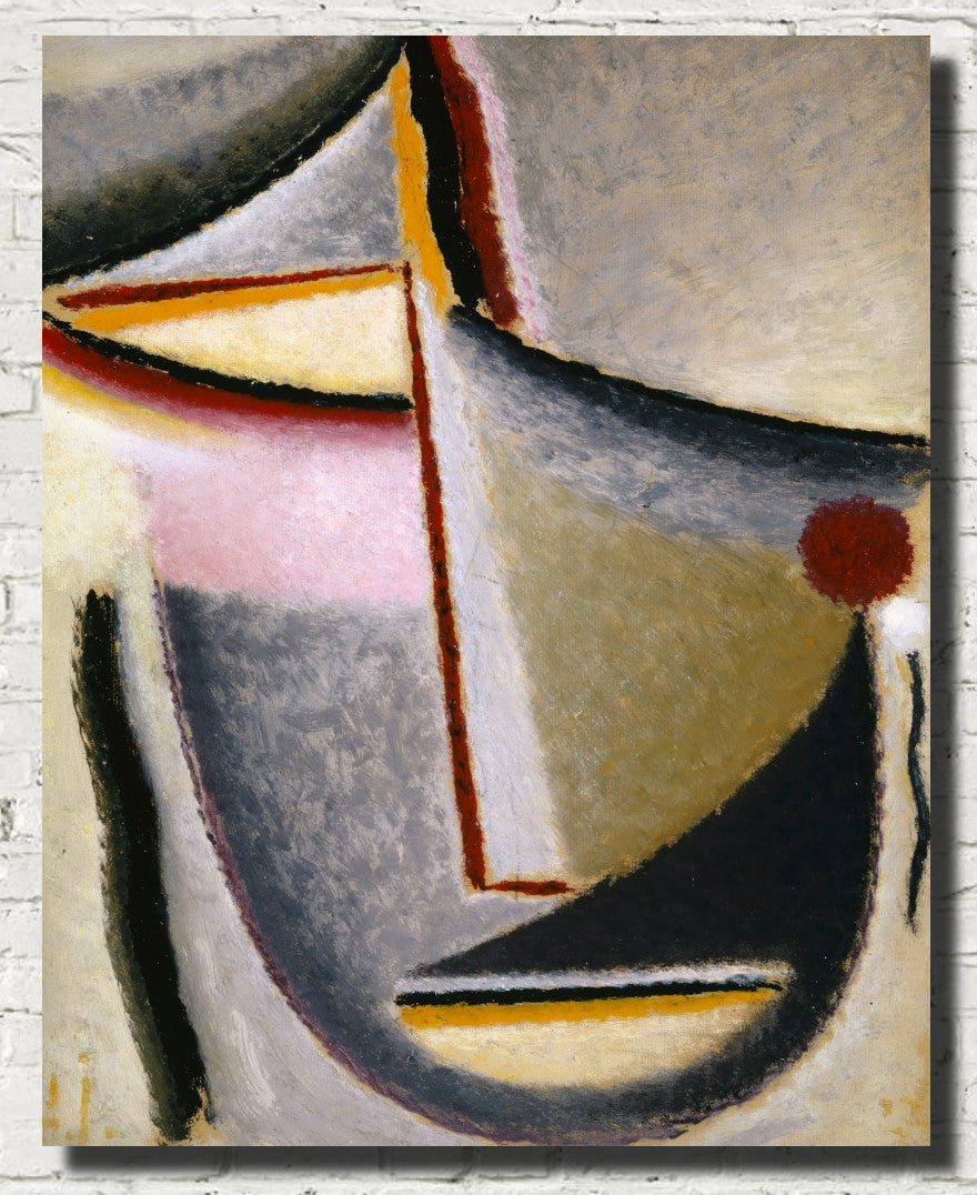 Alexej von Jawlensky Fine Art Print, Abstract Head (Constructive Head)