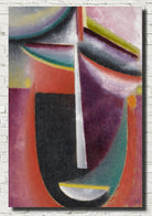 Alexej von Jawlensky Fine Art Print, Abstract Head, Mysterium