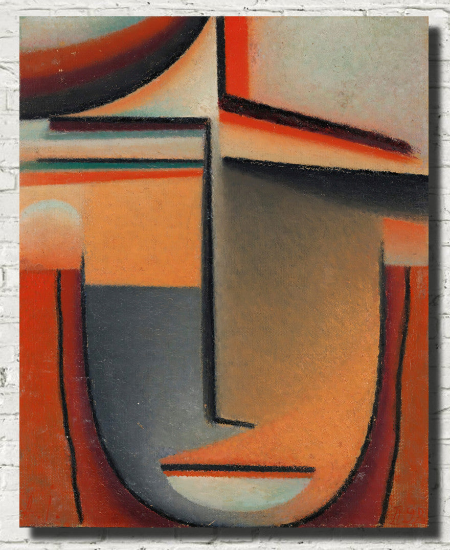 Alexej von Jawlensky Fine Art Print, Abstract Head, Tragic