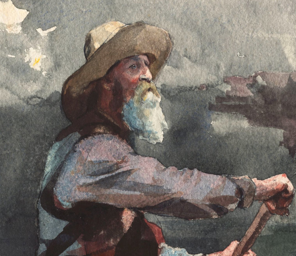 Winslow Homer Fine Art Print :  Adirondacks Guide