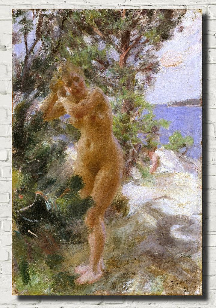 After the Bath, Anders Zorn Fine Art Print