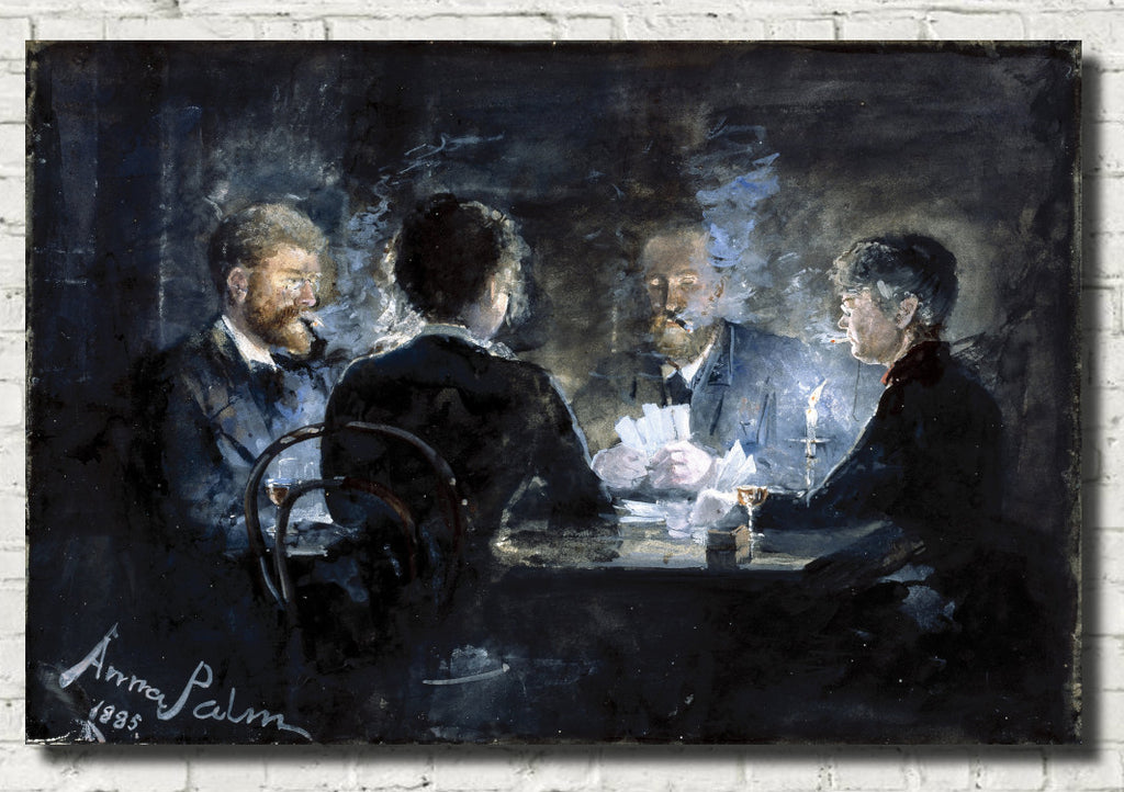 A game of L'hombre in Brøndum's Hotel, Anna Palm de Rosa