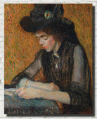 Leo Gestel Fine Art Print, A Girl Reading