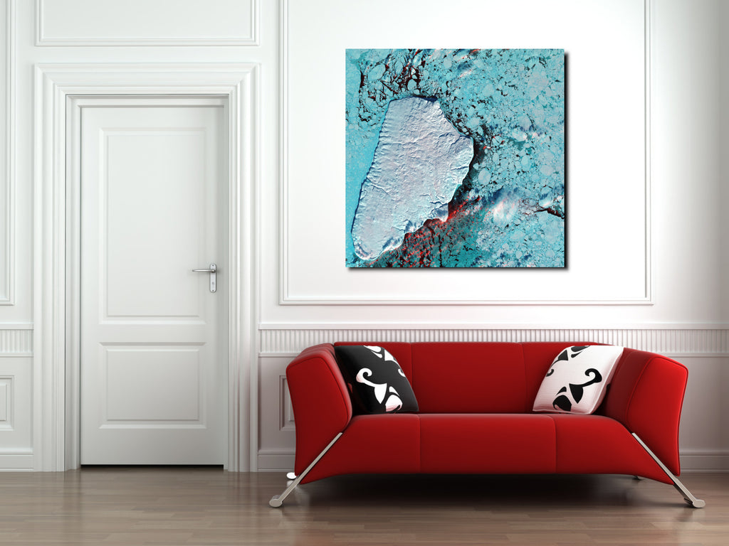 Photographic Art Print, Akpatok Island in Ungava Bay in northern Quebec