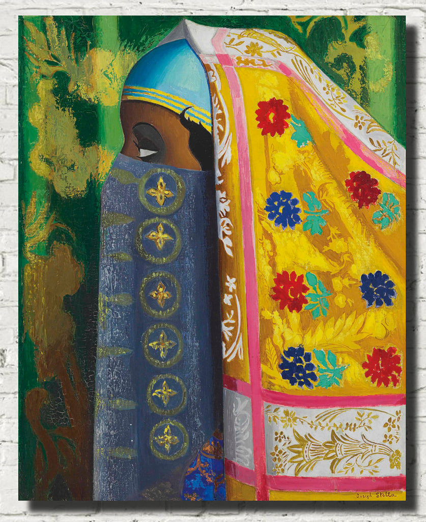 Joseph Stella Fine Art Print, Algerian Woman