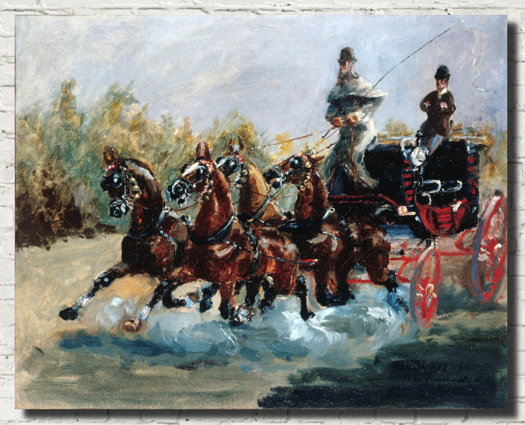 Henri de Toulouse-Lautrec Fine Art Print, Mail Coach