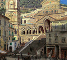 Amalfi Cathedral, Aleksander Gierymski Fine Art Print