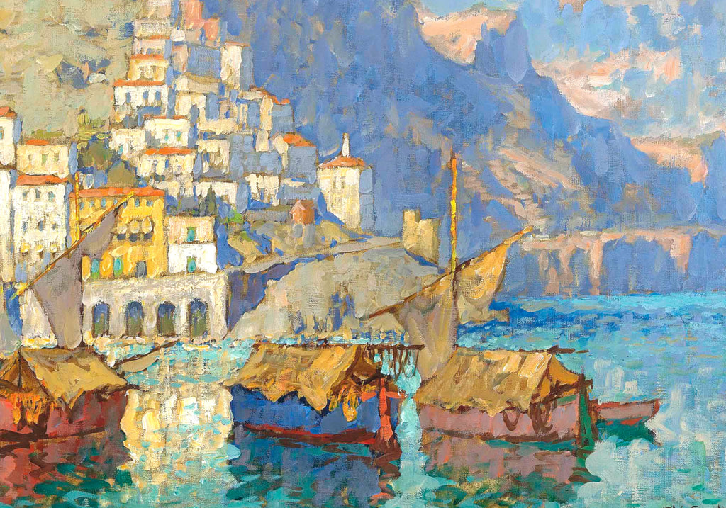 Konstantin Gorbatov Fine Art Print, Amalfi Coastal Landscape