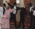 Jean Béraud Impressionist Fine Art Print, An Argument in the Corridors of the Opera