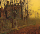 John Atkinson Grimshaw Fine Art Print: An Autumn Lane