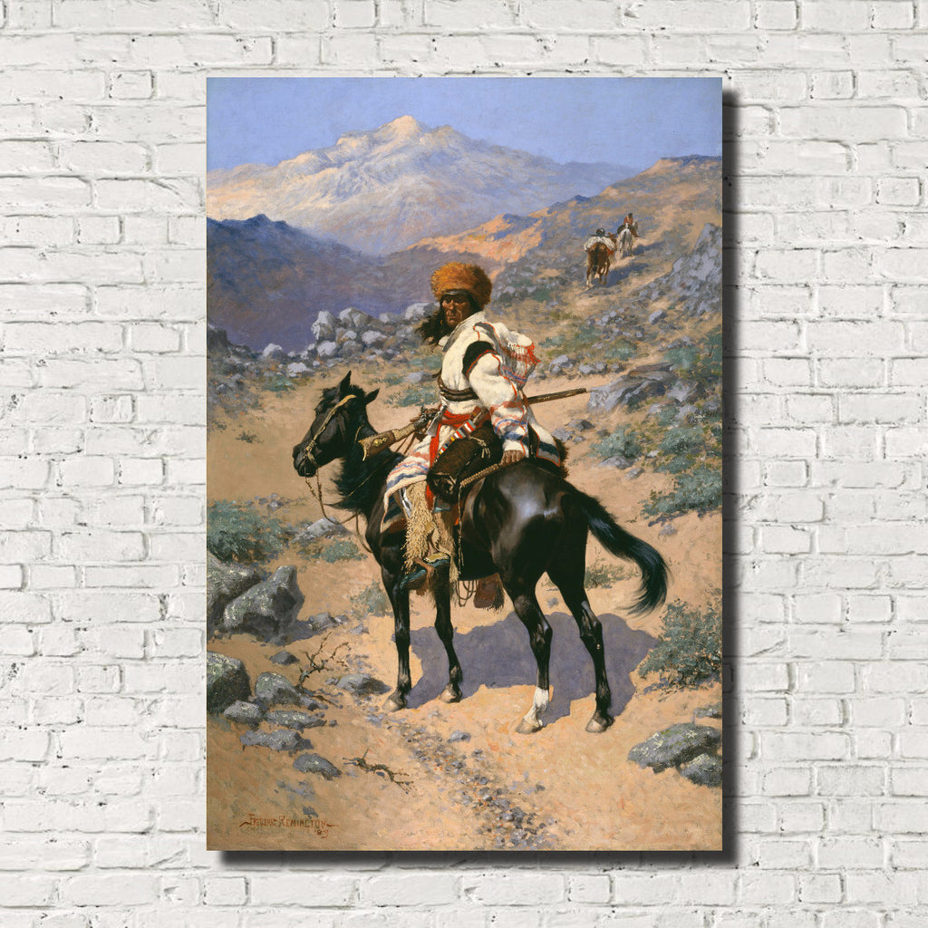 Frederic Remington, Old Masters Fine Art Print : An Indian Trapper