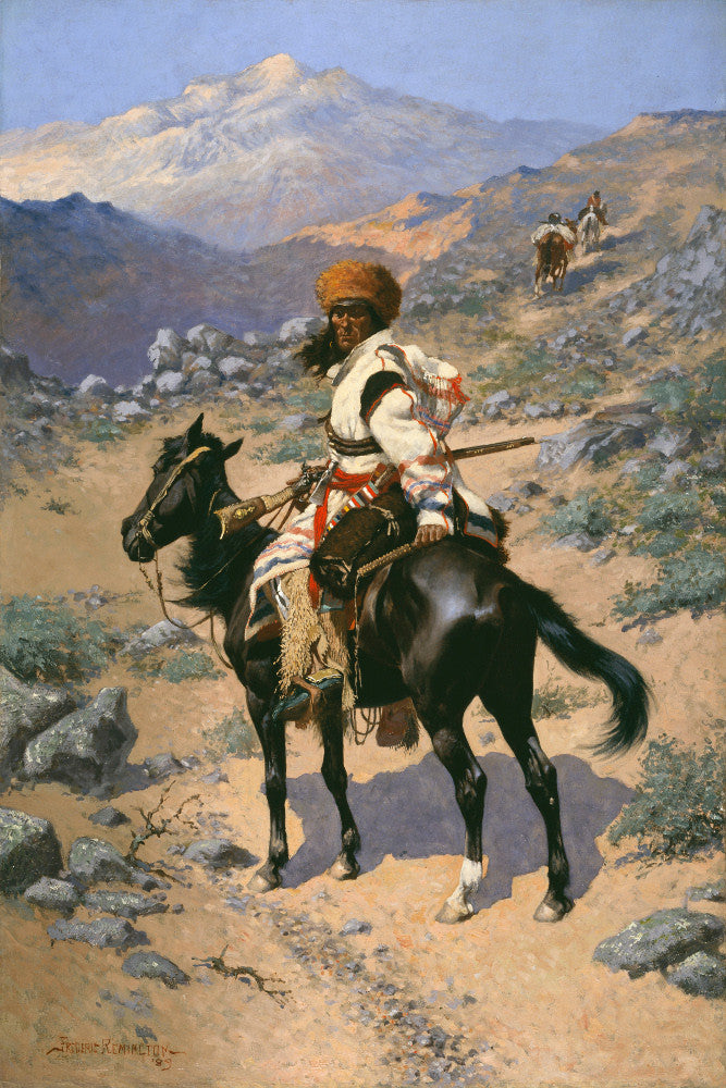 Frederic Remington, Old Masters Fine Art Print : An Indian Trapper
