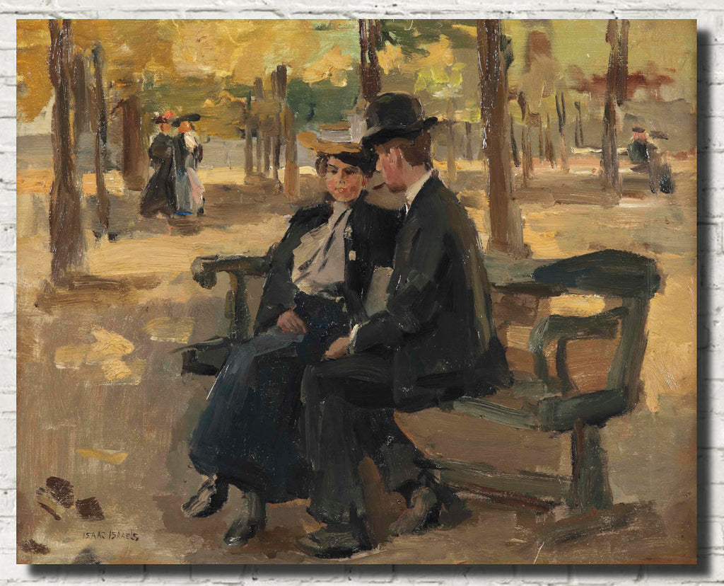 Isaac Israëls Fine Art Print, An afternoon in the Bois de Boulogne, Paris