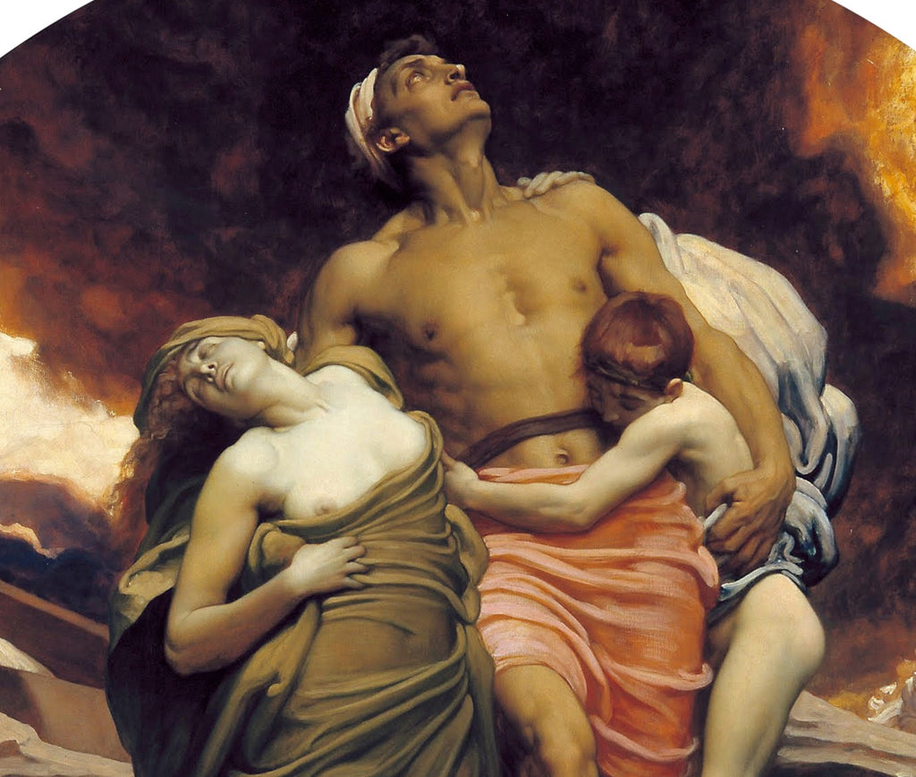 And the Sea Gave Up the Dead Which Were in It, Frederic Leighton Fine Art Print
