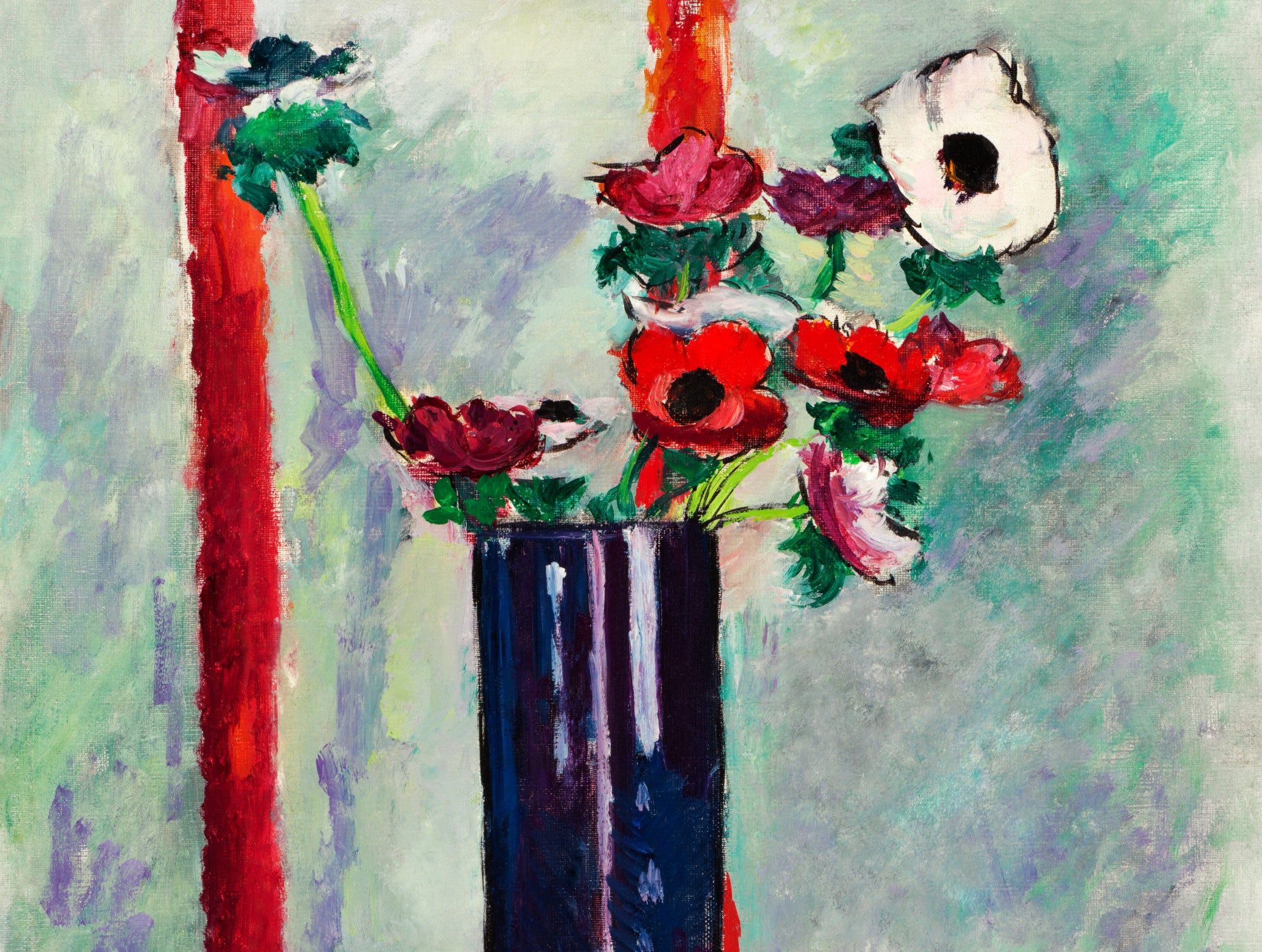 Henry Lyman Saÿen Fine Art Print : Abstract Anemones