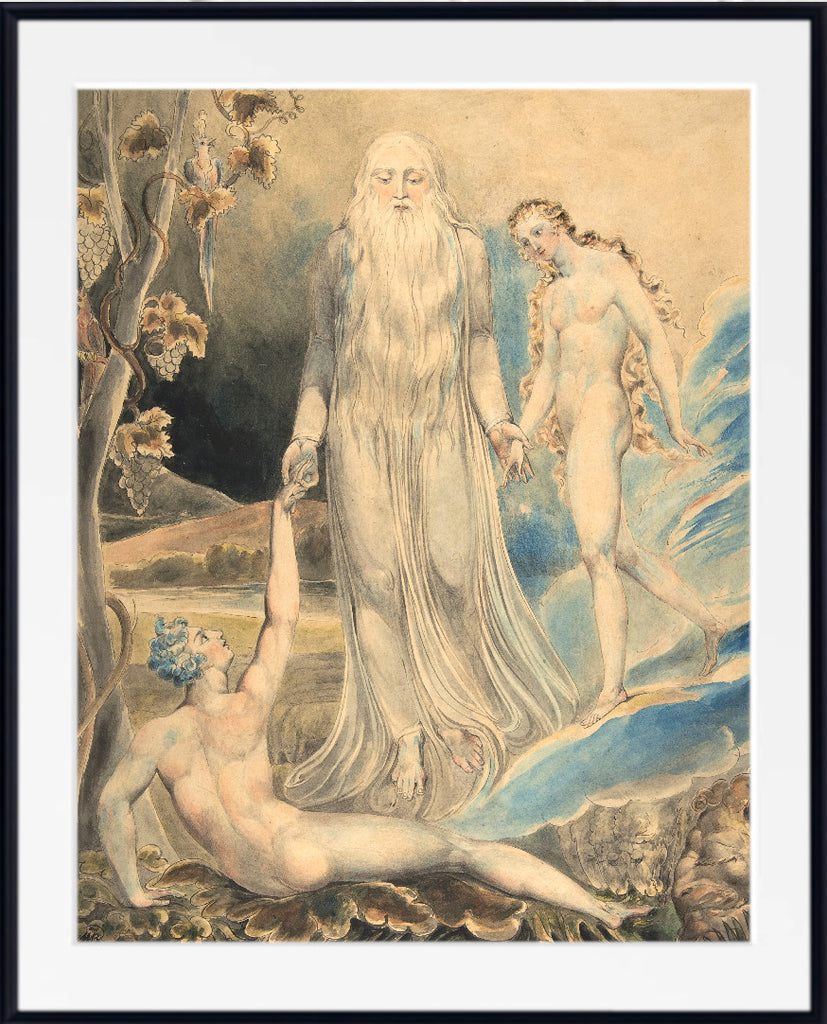Wiliam Blake, Angel of the Divine Presence Bringing Eve to Adam