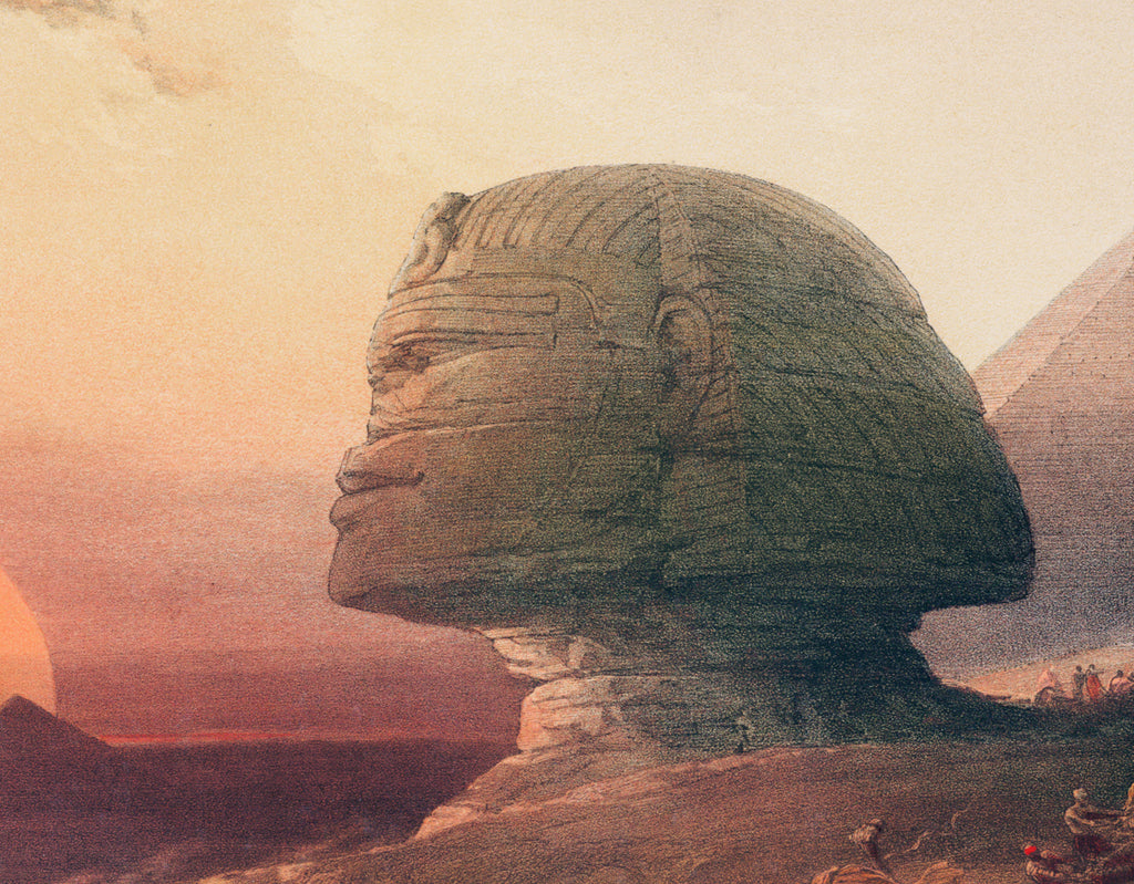Approach of The Simoon Giza Desert, David Roberts Fine Art Print