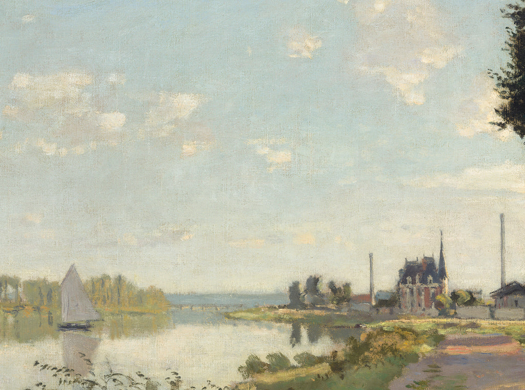 Claude Monet Fine Art Print, Argenteuil River Seine